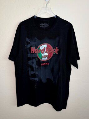 Hard Rock Cafe Black Venice Italy T-Shirt XL